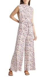 Free People Vibe Check Tie Waist Jumpsuit at Nordstrom